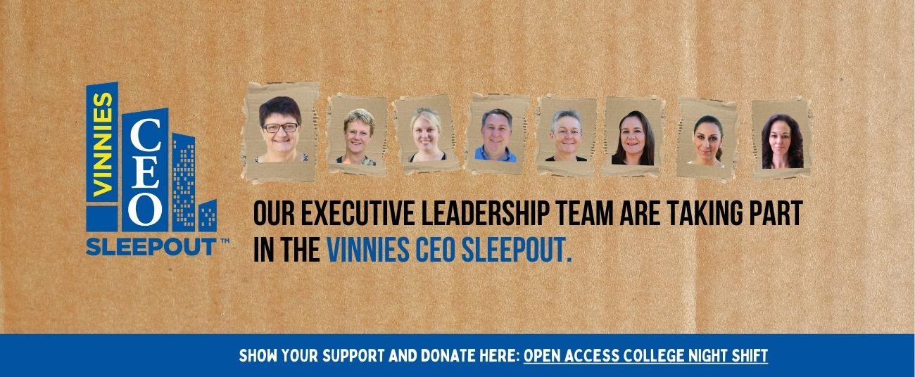 Vinnies CEO Sleepout