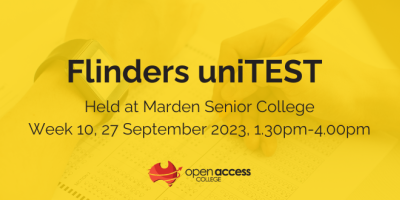 Flinders uni Test 2023