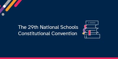 The National Schools Constitutional Convention opened today Newsroom Banner