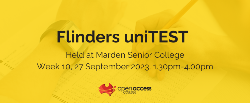 Flinders uni Test 2023