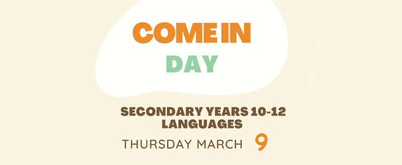 Come in day languages 2023 3