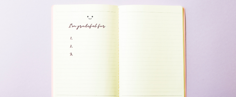 Gratitude journal