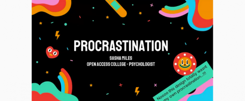 Procrastination website